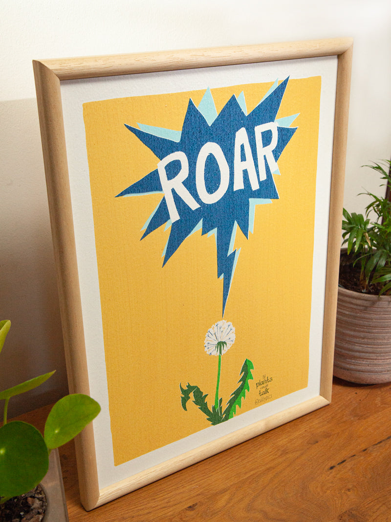 Dandelion 'Roar' Silkscreen Print