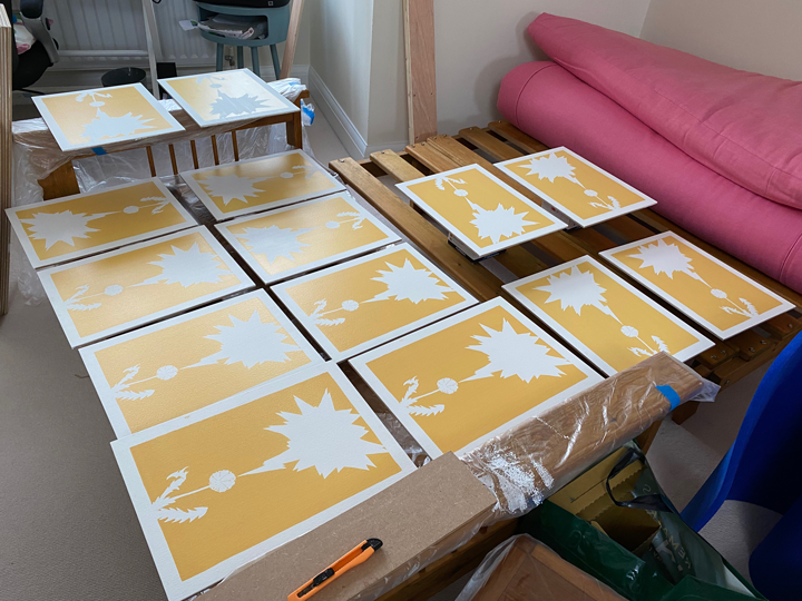 Dandelion 'Roar' Silkscreen Print